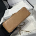 Chanel small Classic Flap with Handle Lambskin Camel Gold Hardware Top Handle Shoulder Bag AS2431 Chanel small Classic Flap with Handle Lambskin Camel Gold Hardware Top Handle Shoulder Bag AS2431