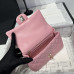 Chanel small Classic Flap with Handle Lambskin Pink Gold Hardware Top Handle Shoulder Bag AS2431 Chanel small Classic Flap with Handle Lambskin Pink Gold Hardware Top Handle Shoulder Bag AS2431