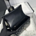 Chanel small Classic Flap with Handle Patent Leather Black Gold Hardware Top Handle Shoulder Bag AS2431