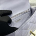 Chanel small Classic Flap with Handle Lambskin Purple Gold Hardware Top Handle Shoulder Bag AS2431 Chanel small Classic Flap with Handle Lambskin Purple Gold Hardware Top Handle Shoulder Bag AS2431