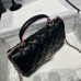 Chanel small Classic Flap with Handle Lambskin Gold Hardware Top Handle Shoulder Bag AS2431 Chanel small Classic Flap with Handle Lambskin Gold Hardware Top Handle Shoulder Bag AS2431