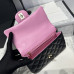 Chanel small Classic Flap with Handle Lambskin Gold Hardware Top Handle Shoulder Bag AS2431 Chanel small Classic Flap with Handle Lambskin Gold Hardware Top Handle Shoulder Bag AS2431