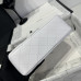 Chanel small Classic Flap with Handle Lambskin White Gold Hardware Top Handle Shoulder Bag AS2431 Chanel small Classic Flap with Handle Lambskin White Gold Hardware Top Handle Shoulder Bag AS2431