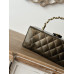 Chanel Vintage big Cosmetic Bag Shoulder Bag Handbag A2226