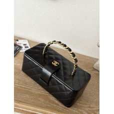 Chanel Vintage big Cosmetic Bag Shoulder Bag Handbag A2226