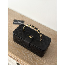 Chanel Vintage big Cosmetic Bag Shoulder Bag Handbag A2226