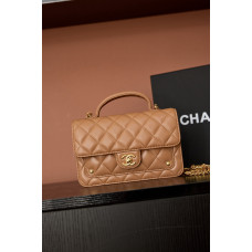 Chanel 25B Large Flap Top Handle Bag Shoulder Bag Handbag 4674