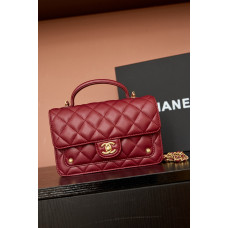 Chanel 25B Large Flap Top Handle Bag Shoulder Bag Handbag 4674