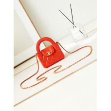 Chanel 23K Kelly Mini Top Handle Bag Shoulder Bag Handbag AS3435