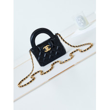 Chanel 23K Kelly Mini Top Handle Bag Shoulder Bag Handbag AS3435