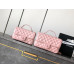Chanel 25C Small size Top Handle Flap Bag Shoulder Bag Handbag 5243