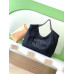 Chanel Vintage Denim Tote Shoulder Bag Handbag AS2138