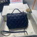 Chanel Top Handle Flap Messenger Bag 93749