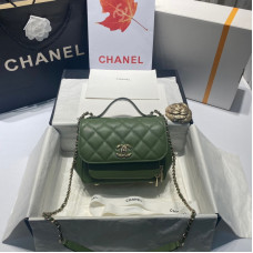 Chanel Top Handle Flap Messenger Bag 93749