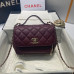 Chanel Top Handle Flap Messenger Bag 93749