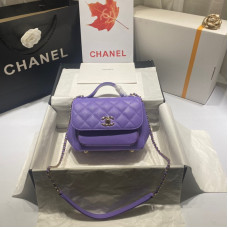 Chanel Top Handle Flap Messenger Bag 93749