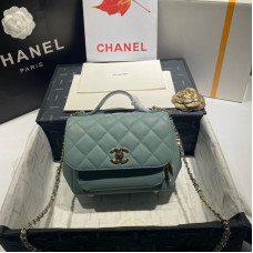 Chanel Top Handle Flap Messenger Bag 93749