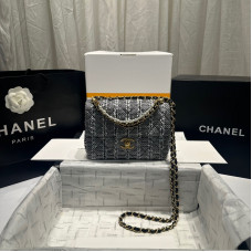 Chanel 24P Large size Chain Shoulder Bag AS4384