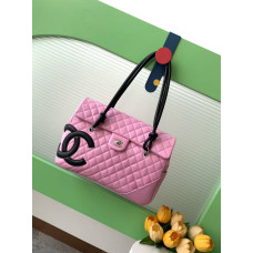 Chanel Cambon Shoulder Bag Handbag Purse AS6338