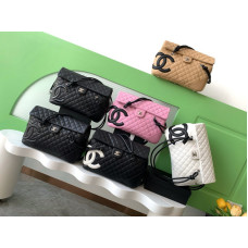 Chanel Cambon Shoulder Bag Handbag Purse AS6338
