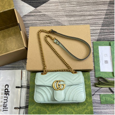 Gucci GG Marmont 446744 Chain Bag Crossbody Bag Handbag GGBGH04
