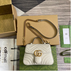 Gucci GG Marmont 547260 Top Handle Handbag Crossbody Bag GGBGA15