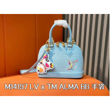 Louis Vuitton LV Alma BB M14197 Shoulder Bag Crossbody Bag Handbag Purse LLBGS05