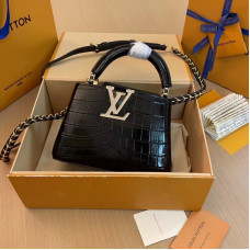 Louis Vuitton LV Capucines Mini M48865 Tote Handbag Bag Purse LLBGC07 Louis Vuitton LV Capucines Mini M48865 Tote Handbag Bag Purse LLBGC07