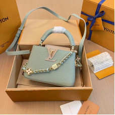 Louis Vuitton LV Capucines Mini M24471 Tote Handbag Bag Purse LLBGC18 Louis Vuitton LV Capucines Mini M24471 Tote Handbag Bag Purse LLBGC18