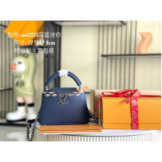 Louis Vuitton LV Capucines Mini M12135 Tote Handbag Bag Purse LLBGC26 Louis Vuitton LV Capucines Mini M12135 Tote Handbag Bag Purse LLBGC26