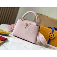 Louis Vuitton LV Capucines Mini M59433 Tote Handbag Bag Purse LLBGC31 Louis Vuitton LV Capucines Mini M59433 Tote Handbag Bag Purse LLBGC31