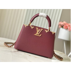 Louis Vuitton LV Capucines Flower Crown BB M24583 M48865 Tote Handbag Bag Purse LLBGC55 Louis Vuitton LV Capucines Flower Crown BB M24583 M48865 Tote Handbag Bag Purse LLBGC55