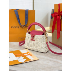 Louis Vuitton LV Capucines Mini M26003 Tote Handbag Bag Purse LLBGC67 Louis Vuitton LV Capucines Mini M26003 Tote Handbag Bag Purse LLBGC67