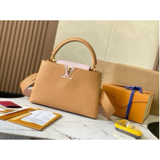 Louis Vuitton LV Capucines MM M59466 Tote Handbag Bag Purse LLBGC76