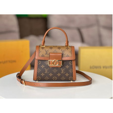 Louis Vuitton LV Dauphine Capitale M46751 Shoulder Bag Handbag Top Handle Bag Purse LLBGY01