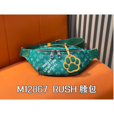 Louis Vuitton LV Rush M12867 Bumbag Fanny Bag Belt Bag Shoulder Bag LLBGM06