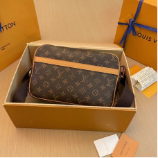 Louis Vuitton LV Reporter Messenger Bag M45254 Shoulder Bag Crossbody Bag LLBGA36 Louis Vuitton LV Reporter Messenger Bag M45254 Shoulder Bag Crossbody Bag LLBGA36