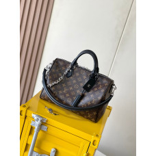 Louis Vuitton LV Speedy Soft 30 Dark M12243 Shoulder Bag Top Handle Bag LLBGL25 Louis Vuitton LV Speedy Soft 30 Dark M12243 Shoulder Bag Top Handle Bag LLBGL25