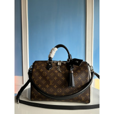 Louis Vuitton LV Speedy Soft 30 Dark M12243 Shoulder Bag Top Handle Bag LLBGL34 Louis Vuitton LV Speedy Soft 30 Dark M12243 Shoulder Bag Top Handle Bag LLBGL34