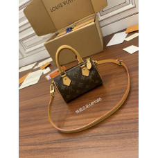 Louis Vuitton LV Nano Speedy M81085 Shoulder Bag Top Handle Bag LLBGL35