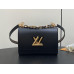 Louis Vuitton LV Twist MM M24044 Shoulder Bag Handbag Purse LLBGQ02