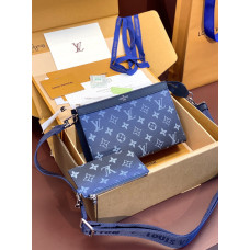 Louis Vuitton LV Alpha Wearable Shoulder Bag M81124 Clutch Purse Cosmetic Bag LLBGG37