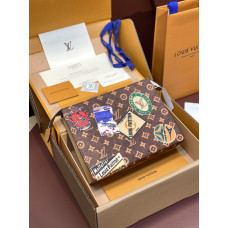 Louis Vuitton LV Pochette Accessoires M83487 Clutch Purse Cosmetic Bag LLBGG38 Louis Vuitton LV Pochette Accessoires M83487 Clutch Purse Cosmetic Bag LLBGG38