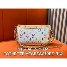 Louis Vuitton LV Pochette Accessoires M13404 Clutch Purse Cosmetic Bag LLBGG63 Louis Vuitton LV Pochette Accessoires M13404 Clutch Purse Cosmetic Bag LLBGG63