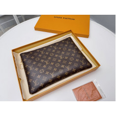 Louis Vuitton LV Pochette Cles M13561 Clutch Purse Cosmetic Bag LLBGG70 Louis Vuitton LV Pochette Cles M13561 Clutch Purse Cosmetic Bag LLBGG70