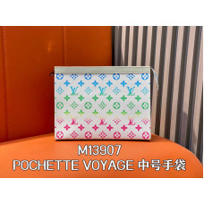 Louis Vuitton LV Pochette Voyage MM M13907 Clutch Purse Cosmetic Bag LLBGG95 Louis Vuitton LV Pochette Voyage MM M13907 Clutch Purse Cosmetic Bag LLBGG95