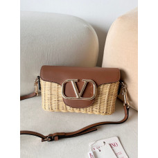 Valentino Loco Woven Shoulder Bag Crossbody Bag 6608 Valentino Loco Woven Shoulder Bag Crossbody Bag 6608