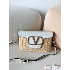 Valentino Loco Woven Shoulder Bag Crossbody Bag 6608 Valentino Loco Woven Shoulder Bag Crossbody Bag 6608