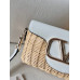 Valentino Loco Woven Shoulder Bag Crossbody Bag 6608 Valentino Loco Woven Shoulder Bag Crossbody Bag 6608