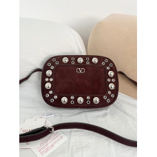 Valentino GARAVANI NELLCOTE Suede Shoulder Bag Crossbody Bag 22091S